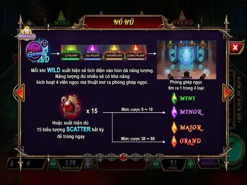 Bá Tước Quyền Năng - Hướng dẫn chơi game săn hũ tại Rikvip 5 Nổ hũ trò chơi Bá Tước Quyền Năng tại Rikvip